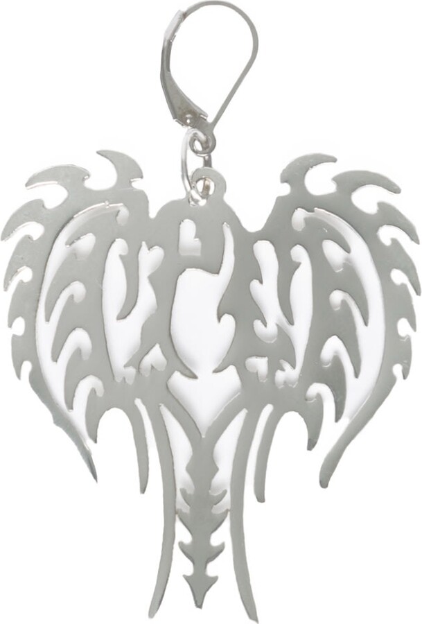 Paloma Lira Tribal Goth Silver Earring