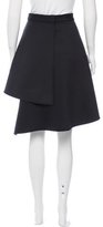 Thumbnail for your product : David Koma Asymmetrical Knee-Length Skirt