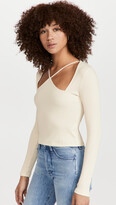 Thumbnail for your product : Ninety Percent 2X2 Cotton Rib Triangle Tee