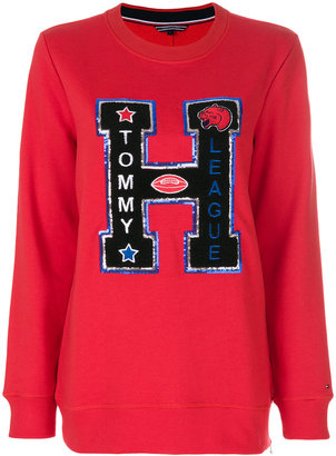 Tommy Hilfiger sweatshirt with letter appliqué