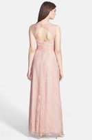 Thumbnail for your product : Amsale Women's Illusion Yoke Lace Gown