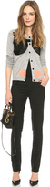 Thumbnail for your product : Alice + Olivia Olivia Slim Leg Pants with Wide Waistband