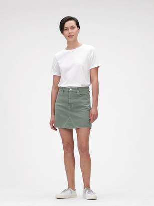 Gap High Rise Denim Mini Skirt
