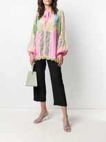 Thumbnail for your product : Amen Lace-Panel Blouse