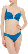 Thumbnail for your product : La Perla Leavers Lace And Stretch-tulle Plunge Bra