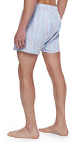 Thumbnail for your product : Derek Rose Stowe Striped Boxer Shorts, Blue