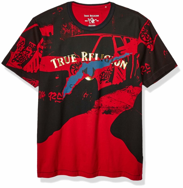 true religion shirts red