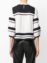 Thumbnail for your product : Etoile Isabel Marant stripe panel top