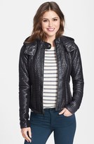 Thumbnail for your product : BCBGeneration Hooded Quilted & Knit Jacket (Online Only)