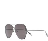 Thumbnail for your product : Alexander McQueen Sunglasses Spike-Trim Pilot Sunglasses
