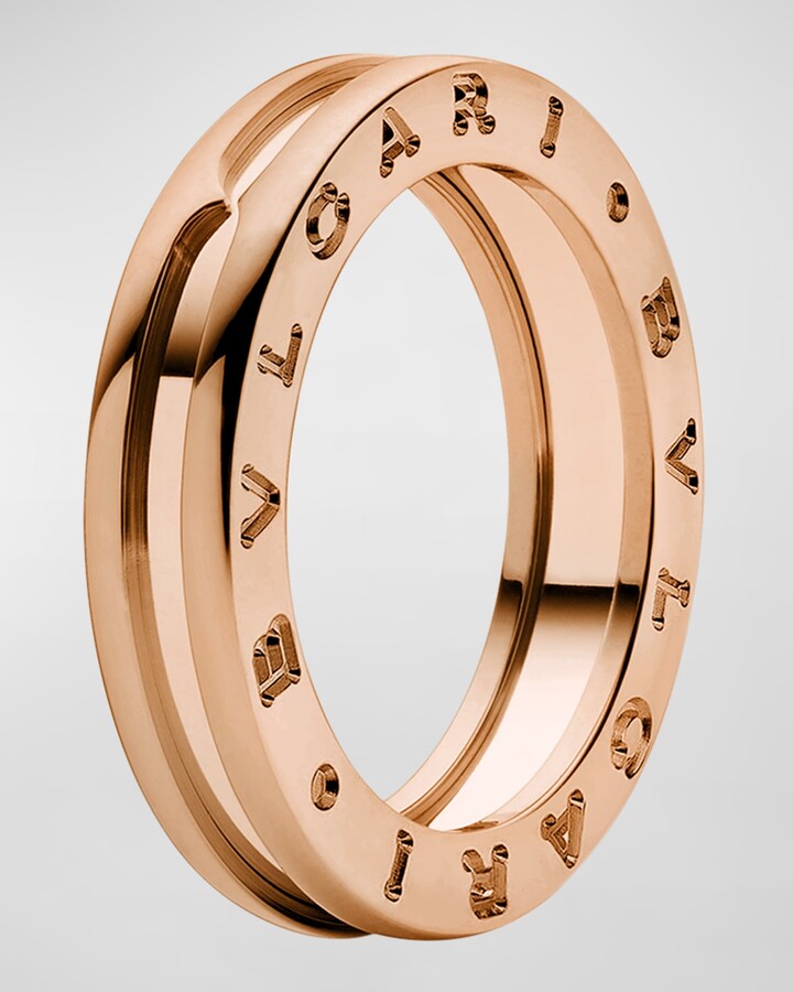 Bvlgari B.Zero1 Pink Gold 1-Band Ring, EU 54 / US 6.75 - ShopStyle