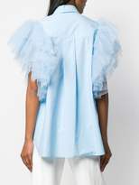 Thumbnail for your product : Brognano tulle frill sleeved shirt