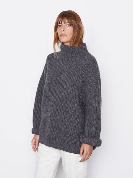 ribbed oversized sweater