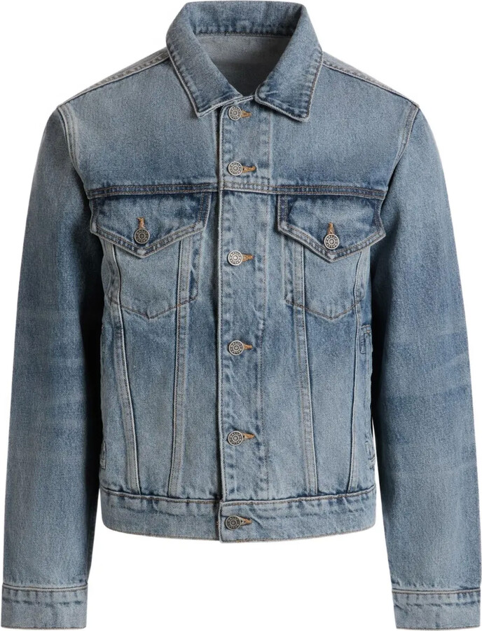 Bally Logo-Patch Denim Jacket