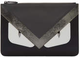 Thumbnail for your product : Fendi Black and Grey Bag Bugs Pouch