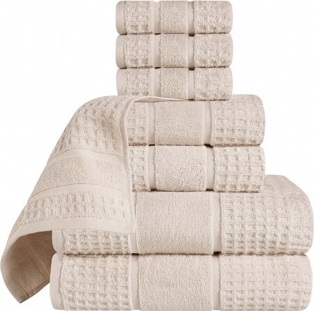 Unique Bargains Soft Absorbent Cotton Bath Towel For Bathroom Kitchen  Shower Towel 3 Pcs : Target