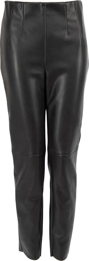 Philosophy di Lorenzo Serafini Black Faux Leather Leggings Size M