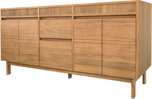 Avanity Kayla 72 In. Double Sink Bathroom Vanity In Natural Teak