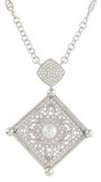 Thumbnail for your product : Charriol 18K Pearl & Diamond Pendant Necklace