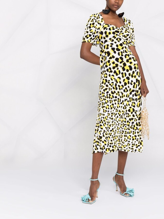 dvf leopard dress