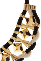 Thumbnail for your product : Noir Gold-plated rope necklace