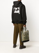 Thumbnail for your product : Oamc Logo Print Drawstring Hoodie