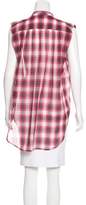 Thumbnail for your product : Marc Jacobs Sheer Plaid Tunic