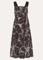 Thumbnail for your product : Phase Eight Patsy Palm Print Linen Dress
