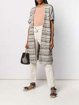 Thumbnail for your product : Brunello Cucinelli Knitted Short Sleeve Cardigan