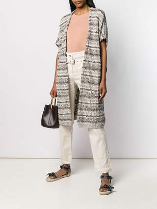 Brunello Cucinelli Knitted Short Sleeve Cardigan