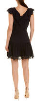 Thumbnail for your product : Rebecca Taylor Ruffled Tie-Waist A-Line Dress
