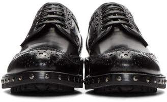 Dolce & Gabbana Black Studded Brogues