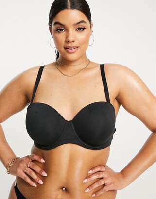 Simply Be 2 pack Eva non wired bras with mesh and lace detail in