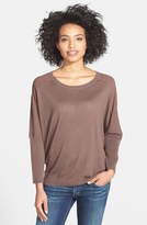 Thumbnail for your product : Halogen Chiffon Trim Sweater