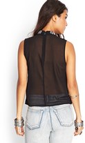 Thumbnail for your product : Forever 21 Beaded High-Neck Tank
