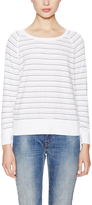 Thumbnail for your product : James Perse Striped Raglan Sleeve Top