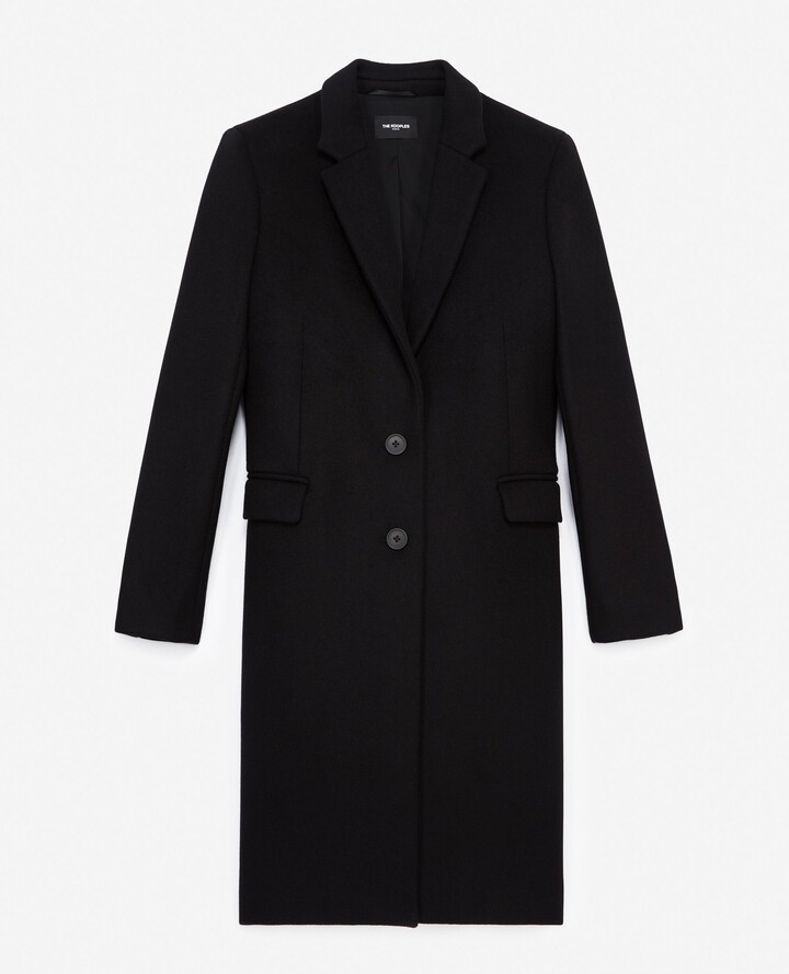 structured wool coat womens