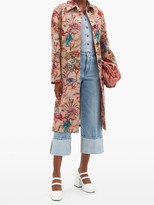 Thumbnail for your product : MSGM Cropped Turn-up Wide-leg Jeans - Denim