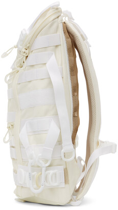 032c White adidas Originals Edition Canvas Logo Backpack