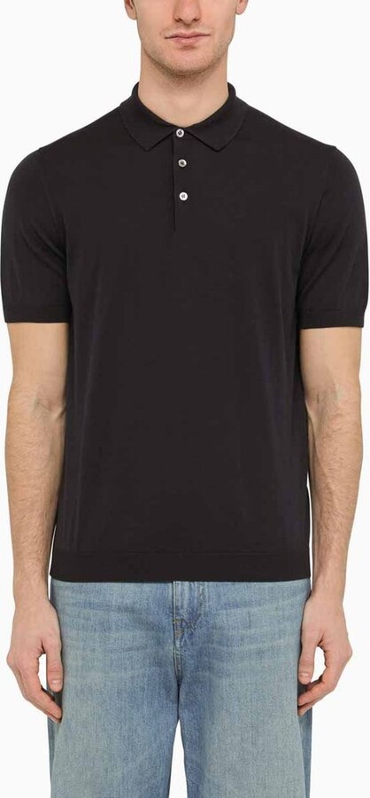 Drumohr Fine Knit Polo Shirt