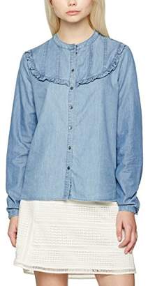 SET Women's Bluse Blouse, (Blue Denim 5300)