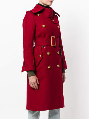 Sacai military belted coat