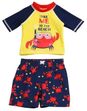 baby boy designer swim shorts