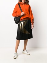 Thumbnail for your product : Golden Goose Riley star-print pleated skirt