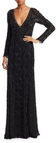 Thumbnail for your product : Jenny Packham Geometric Beaded V-Neck Gown