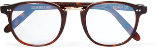 Kingsman + Cutler And Gross D-Frame Tortoiseshell Acetate And Rose Gold-Tone Optical Glasses