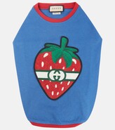 Thumbnail for your product : Gucci Exclusive to Mytheresa – Strawberry jersey dog coat