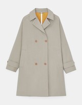 Thumbnail for your product : Lafayette 148 New York L148 Outdoor Cotton Double Breasted Trench Coat