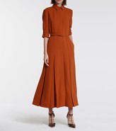 Thumbnail for your product : Gabriela Hearst Jeanne wool shirt dress