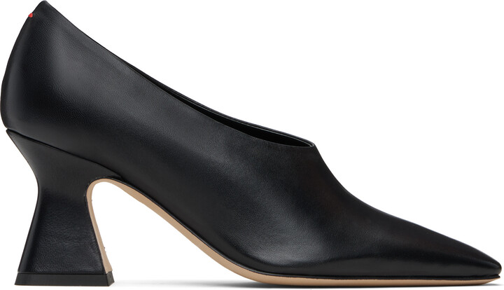 AEYDĒ Black Nova Regal Heels